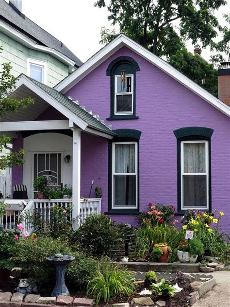 Pin By ☁︎ On Purple Purple Home Purple Furniture Exterior House