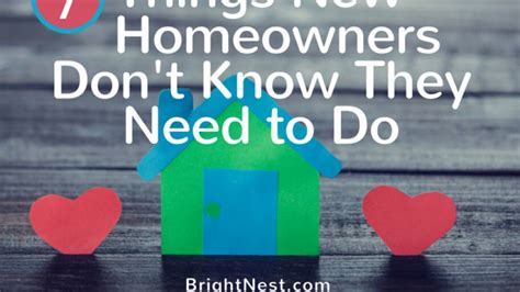 7 Things New Homeowners Dont Know They Need To Do Angies List