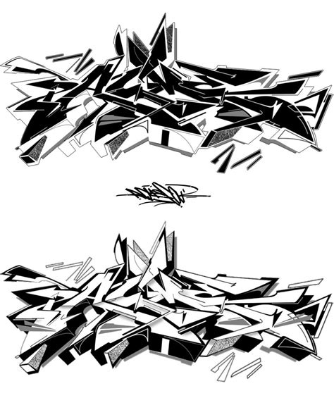 Black And White Graffiti Wildstyle Graffiti Wildstyle Graffiti