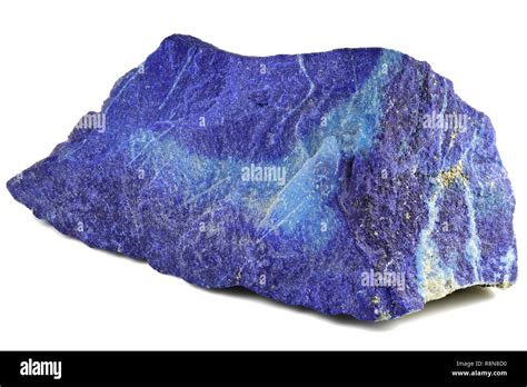 Madani Lapis Lazuli From Badakhshan Province Afghanistan Isolated On