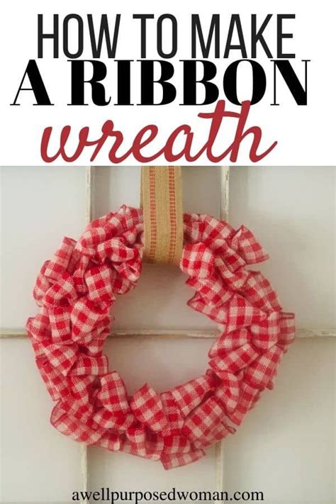Learn How To Make A Ribbon Wreath With This Step By Step Tutorial