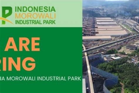 Pt Indonesia Morowali Industrial Park Buka Lowongan Kerja Untuk S1