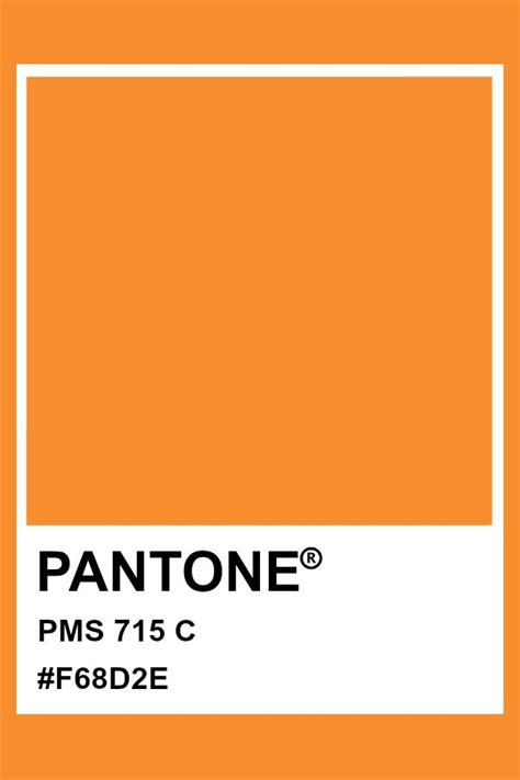 Pantone Pms 715 Pantone Color Pantone Colour Palettes Pantone