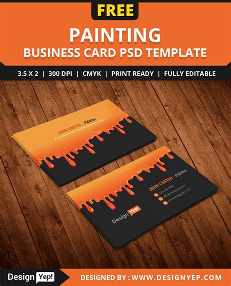 Business Cards For Artists Painter Adr Alpujarra