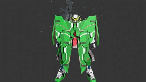 Artstation Gn 002 Gundam Dynames Rigged Resources