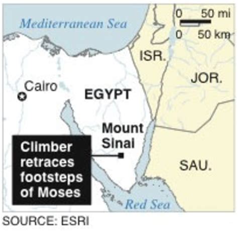 The Real Mount Sinai Map