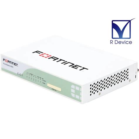 Fortigate 60c Fortinet 複合脅威セキュリティプラットフォーム V40build0646121119 Mr3