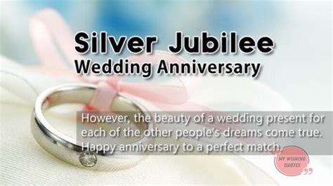 Happy Silver Jubilee Anniversary Wishes Quotes For Silver Jubilee