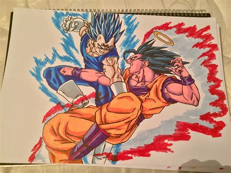 Ssb Goku Vs Ssb Vegeta Dibujo De Goku Dbz Dibujos Goku Dibujo A Lapiz Sexiz Pix