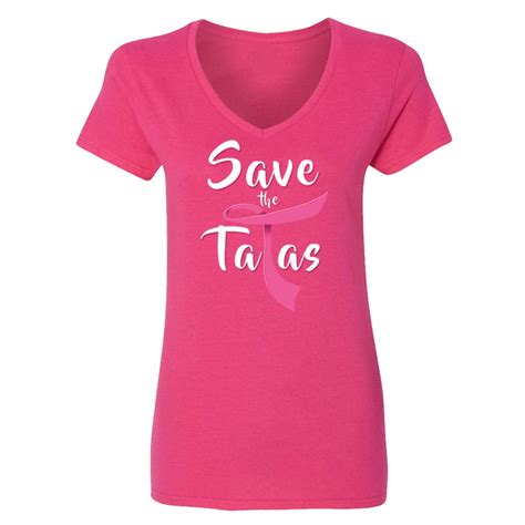 breast cancer awearness save the tatas pink t shirts for 9729 jznovelty