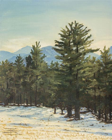 Adirondack Hike Original Landscape Painting In Oil For Sale By