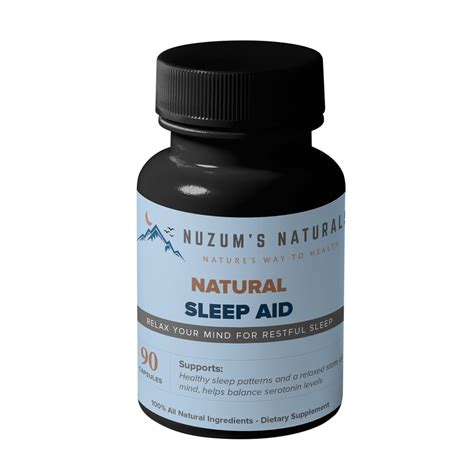 Natural Sleep Aid Nuzums Naturals