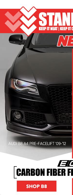 new b8 pre facelift ecs carbon fiber front lip audiworld forums