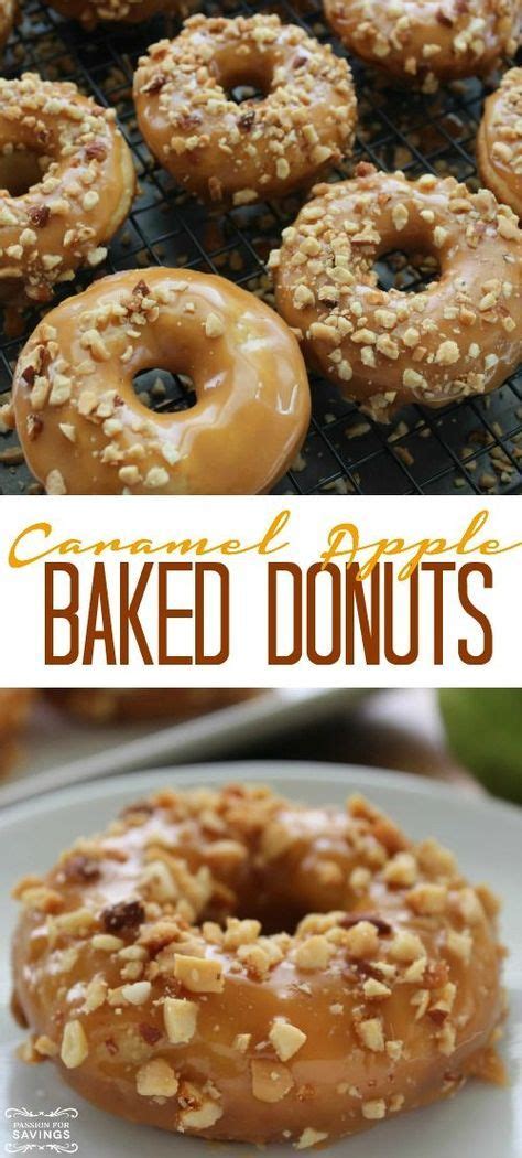 Baked Caramel Apple Donuts Recipe Homemade Donuts For An Easy