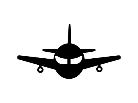 Airplane Svg Plane Svg Silhouette Cutting File Clipart Svg Dxf Etsy