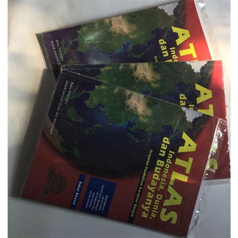 Jual Buku Atlas Indonesia Dunia Dan Budayanya Shopee Indonesia