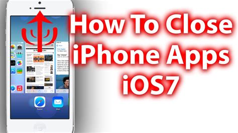 How To Close Apps In Ios 7 Iphone Ipad Ipod Touch Youtube