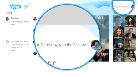 Start Skype Select Your Profile In The Top Right Corner Of Skype Home