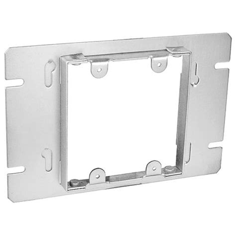 1 Pc Two Gang Multi Gang Box Cover Cover 12 In Raised Zinc Plated