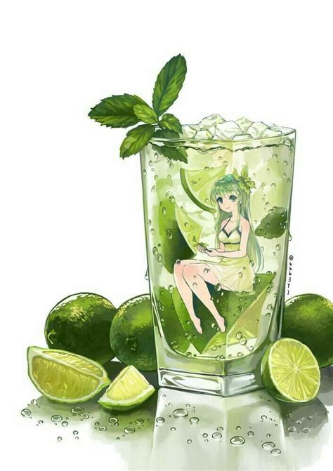Anime Drink Kawaii Chibi Kawaii Art Kawaii Anime Girl Anime Chibi