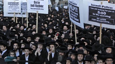 Watch Thousands Of Ultra Orthodox Take To Streets In Mass Anti Draft