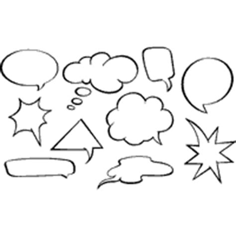 Noun, adjective, verb and adverb sorting activity. Speech Bubbles » Coloring Pages » Surfnetkids