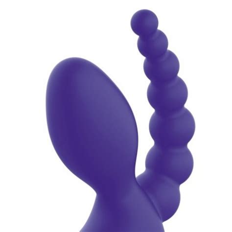 Pegasus 7 Remote Control Strapless D P Silicone Strap On Purple Sex Toys And Adult Novelties
