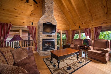 Rustic Log Cabin Vacation Rental In Seviervilletennessee
