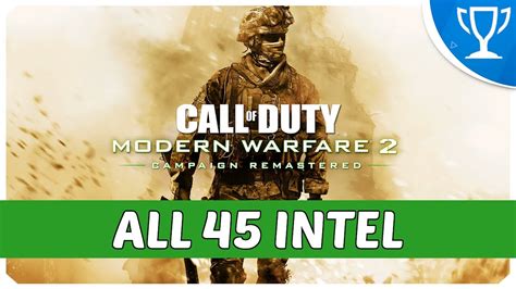 Call Of Duty Modern Warfare 2 Remastered All 45 Intel Locations