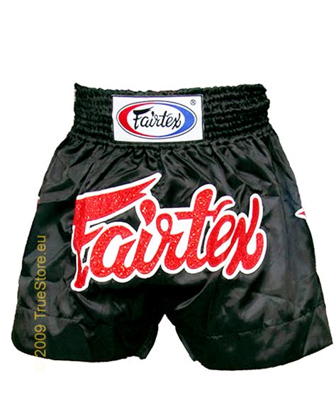 Fairtex Bs86 Thai Short Black And Black Satin Gym Und Ringwear