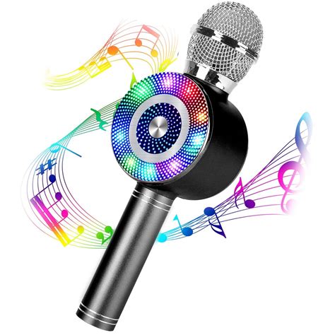 Wireless Karaoke Microphone Bluetooth Handheld Microphone Singing Mic