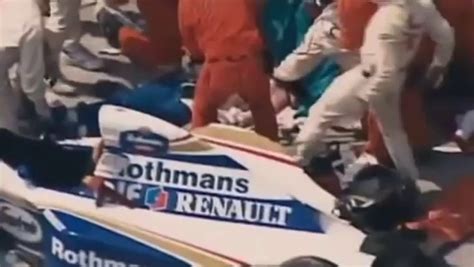 Ayrton Senna Face After Crash