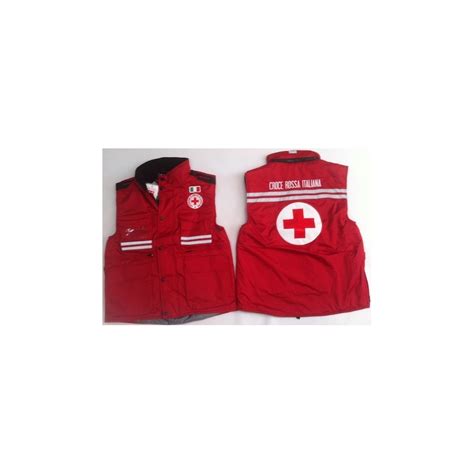 Gilet Imbottito Multitasche Croce Rossa Sartoria Schiavi