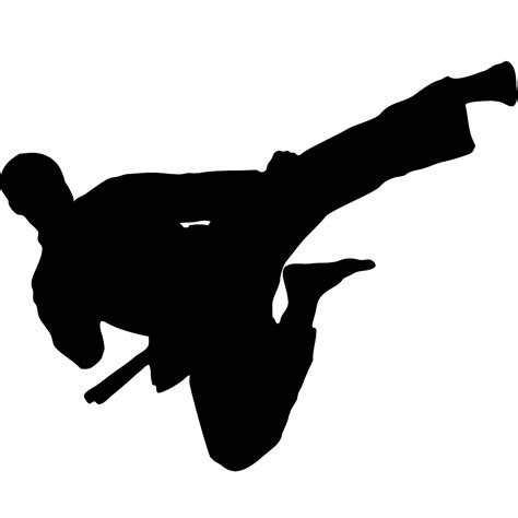 Free Karate Silhouette Cliparts Download Free Karate