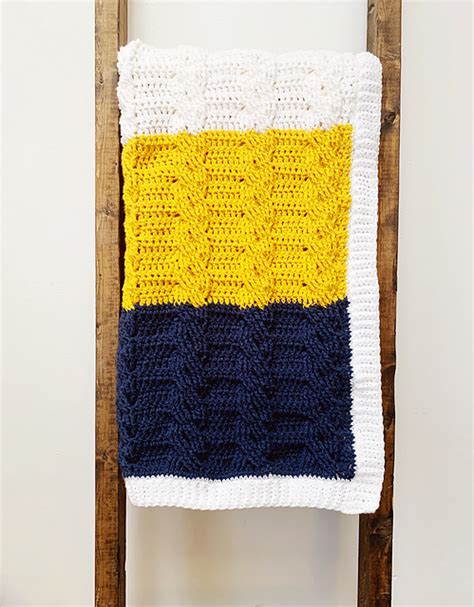 Ravelry Simple Crochet Cable Blanket Pattern By Jerica Tompkins