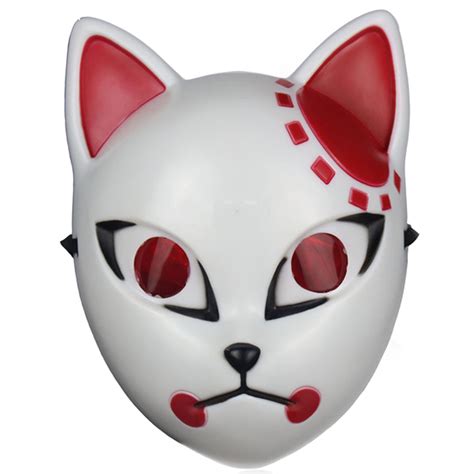 Demon Slayer Masks Kimetsu No Yaiba Fox Mask For Halloween Party