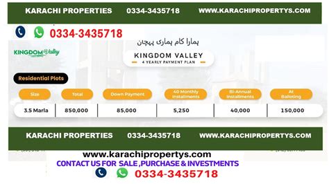 Kingdom Valley Islamabad Kingdom Valley Islamabad Plot For Sale