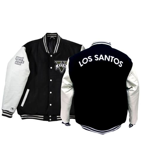 Los Santos Grand Theft Auto V Varsity Jacket Jackets Expert