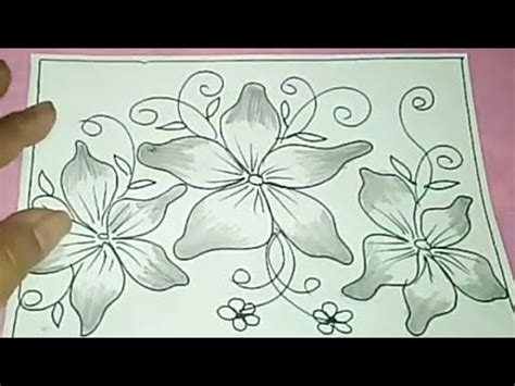 Gambar ini mempunyai mutu yang bagus dan menarik dan menambahkan sebuah kesan tersendiri bersama desainnya yang memang unik dan terlihat hidup. Menggambar Sketsa Gambar Batik Bunga Yang Mudah Dan Bagus ...
