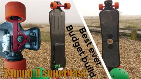 Insane Diy Electric Skateboard 34mph £200 Beats Boosted Board Esk8