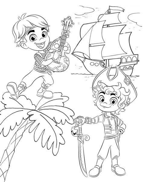 Santiago Of The Seas Printable Coloring Pages