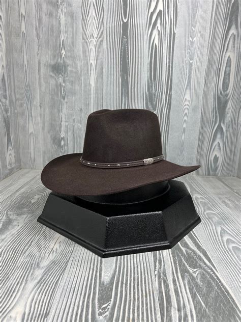 Stetson Pawnee Chocolate 5x Felt 3 14 Brim Gun Club Collection