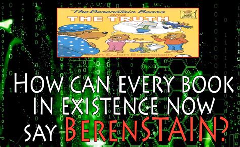 Browse & discover thousands of childrens book titles, for less. free to find truth: 44 | Berenstein to Berenstain Bears?