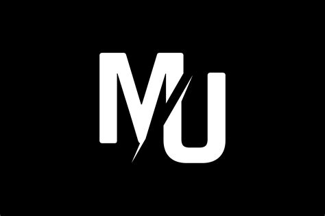 Monogram Mu Logo Design Gráfico Por Greenlines Studios · Creative Fabrica