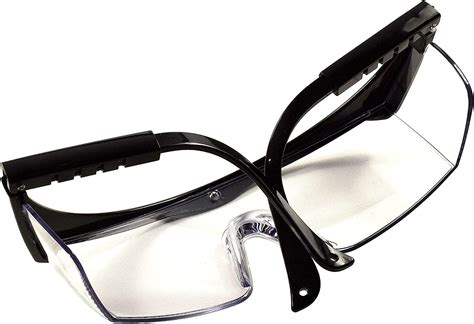 Hqrp Clear Tint Uv Protective Safety Glasses Goggles For Lab Chemistry Courses