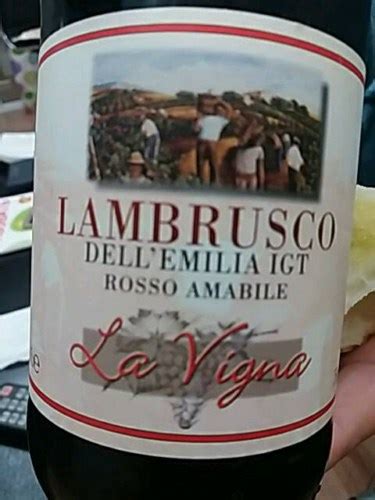 Chiarli La Vigna Lambrusco Dell Emilia Rosso Amabile Vivino Us