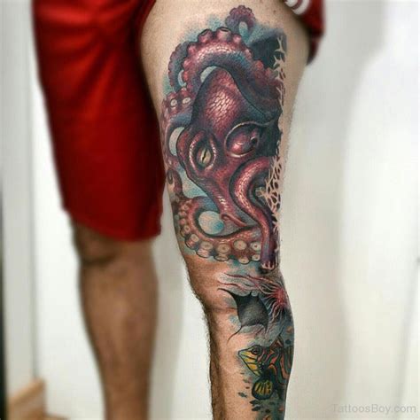 Octopus Tattoo On Leg Tattoo Designs Tattoo Pictures