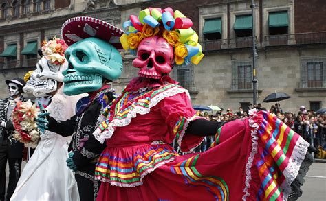 Day Of The Dead Parade Hits Mexico City As Holiday Expands