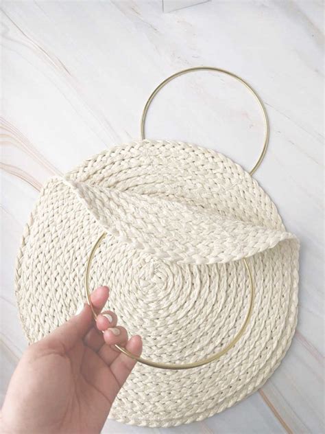 Diy Circle Bag A Full Sewing Tutorial For A Straw Circle Bag