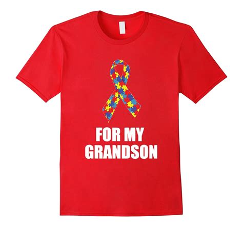 Autism For My Grandson Tshirt For Autism Awareness Month T S Td Teedep